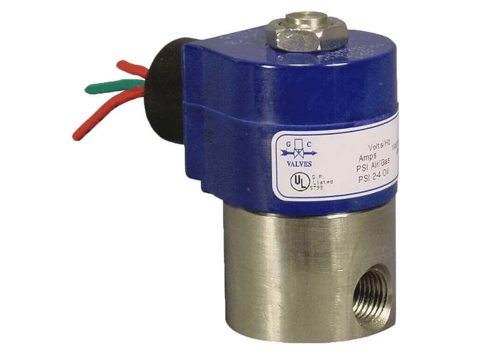 GC VALVES S301GF16V3BC9 1/424VDC N/C 0/200# AIR/WTR