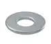 Porter Pipe WUSS-50-Z-CPK 1/2 Flat Washer Zinc