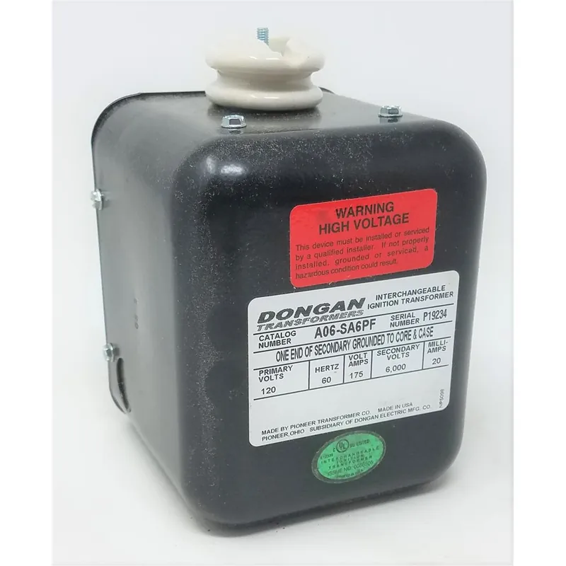 Dongan A06-SA6PF 120/6000V Ign Xfmr for Power Flame