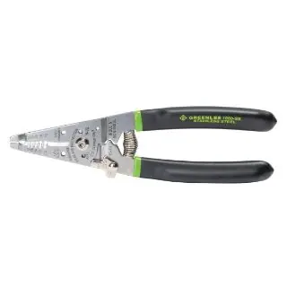 Greenlee 1950-SS Wire Stripper Cutter Crimper 10-18 AWG Solid 12-20 AWG Stranded