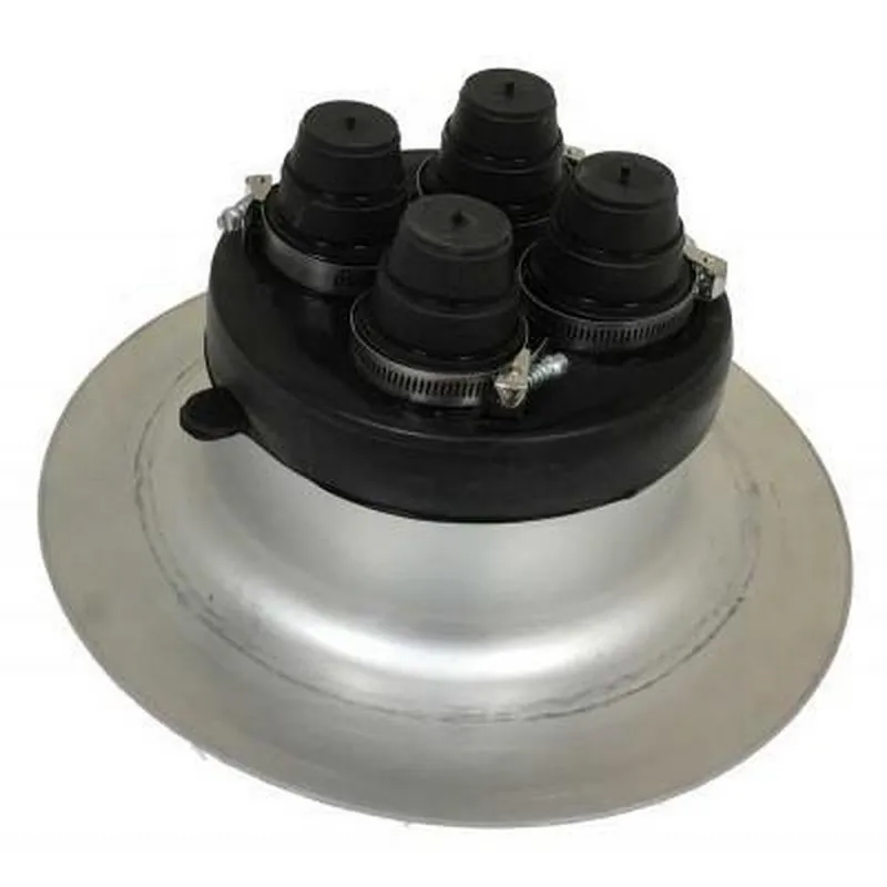 Portals Plus 22035 14 in. Aluminum Flashing with Cap