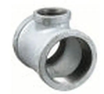 ANVIL 1BXDX1B.NMT 1-1/4 x 1/2 x 1-1/4 in Galvanized 150# FNPT Reducing Tee Domestic