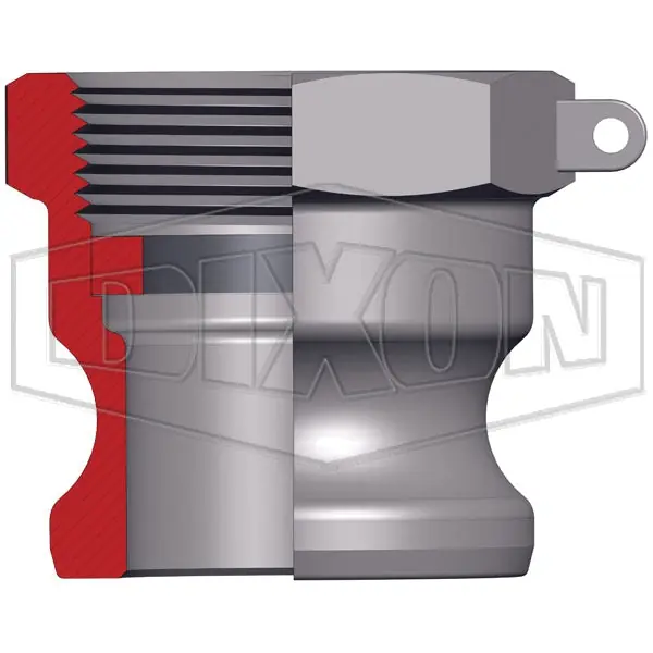Dixon 150-A-SS Adapter A 1-1/2 in Male Cam and Groove x FNPT