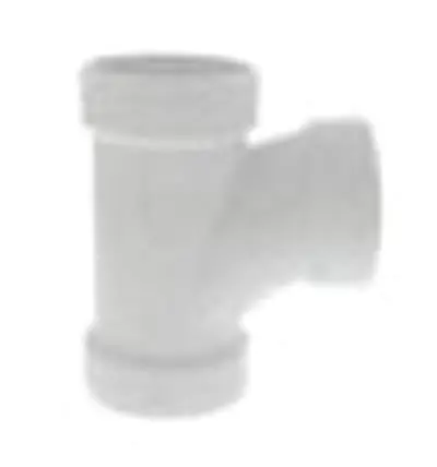 Lasco P401-338 3X3X2 PVC DWV Red Sanitary Tee