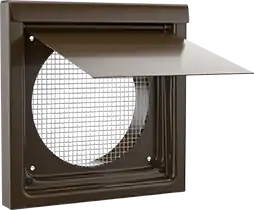 IN-O-VATE TECHNOLOGIES DWV4B 6 Brown Flush Magnetic Metal Dryer Vent