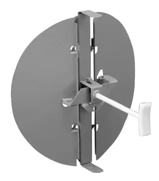 HART & COOLEY 50293 3809 - 9 Damper For Lay-In