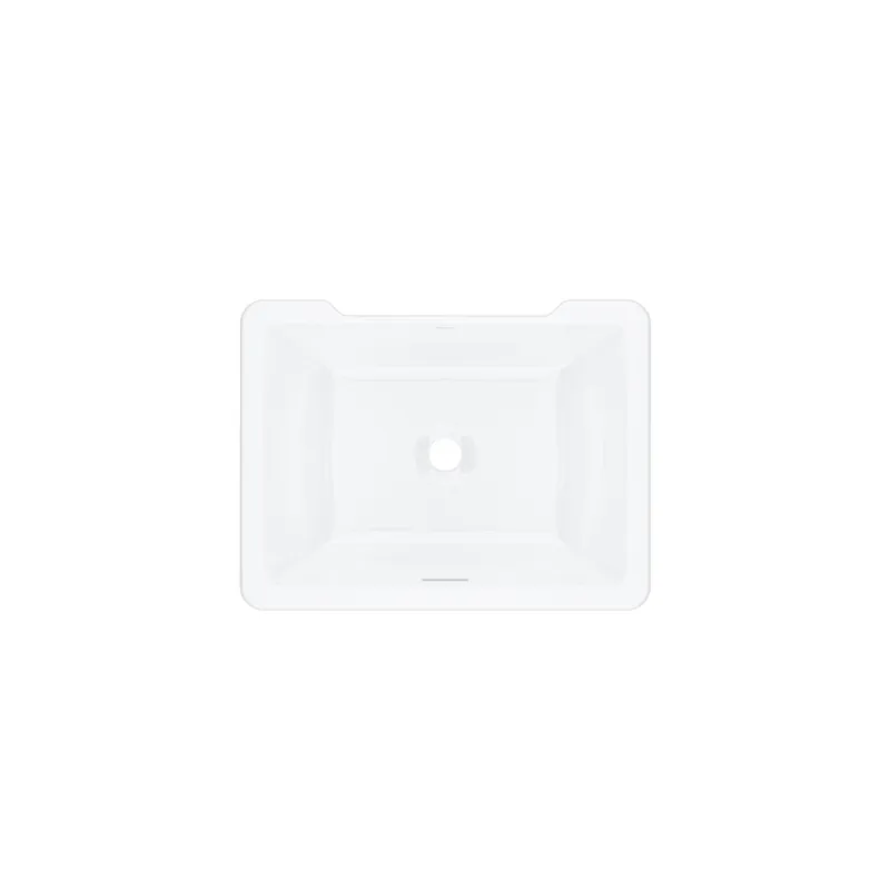 Rohl ERUB2015RTWH Eirene™ 20 x 15 Undermount Rectangular Lavatory Sink in White