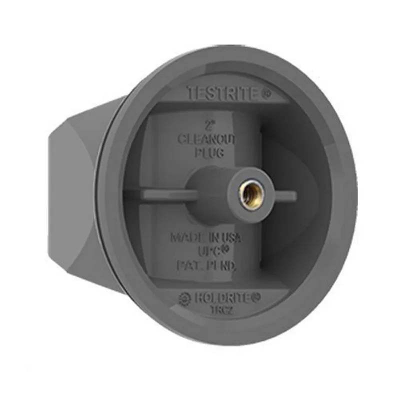 Holdrite TRC6-B Testrite 6 In. No Hub Plastic and Brass Cleanout Plug