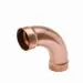 Mueller Industries W07454 4 In Copper Extra Long Radius Sweat 90 Elbow