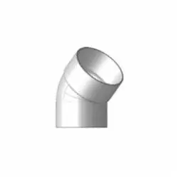 PORTER PIPE D4012SS 12 PVC 45 ELL SPIGOTXSOC SCH40
