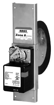 Honeywell RRD8/U Retrofit Round Damper 24 VAC 8 Inch Diameter Replacement MPN