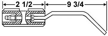 Crown Engineering 25220-02 Honeywell Flame Rod for C7005A C7005B