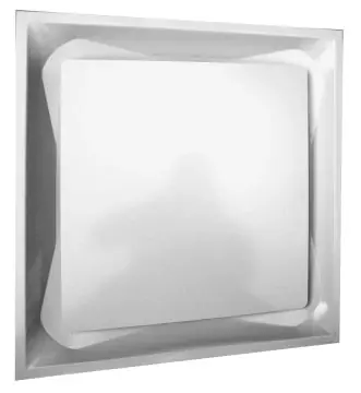 HART & COOLEY 580458 DPD - 6 Lay-In Plate Diffuser
