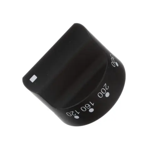 Bertazzoni 4010444 Electric Thermostat Knob Black