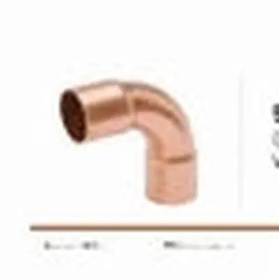 Mueller Industries W02075 2 X 1 In Copper Sweat Long Radius 90 Reducing Elbow