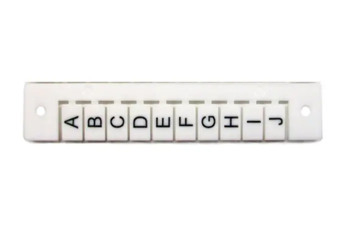 IDEC SV9Z-PW10 Marking Plate For RV White