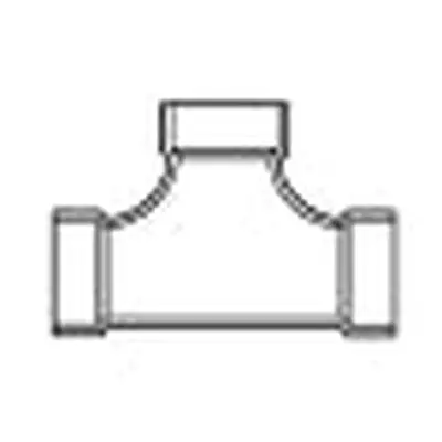 LASCO P448-040 2-Way Cleanout Hub 4 in