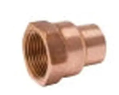 MUELLER INDUSTRIES W01526 3/8 x 1/4 In Copper Fitting X Fnpt Reducing Adapter