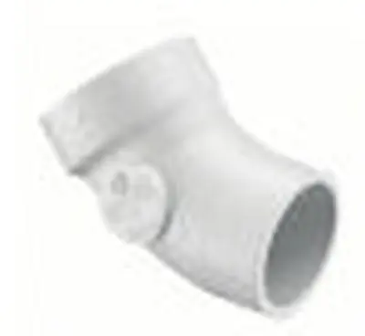 LASCO P323-030 PVC DWV STREET 1/8 BEN D HUBXSPIGOT