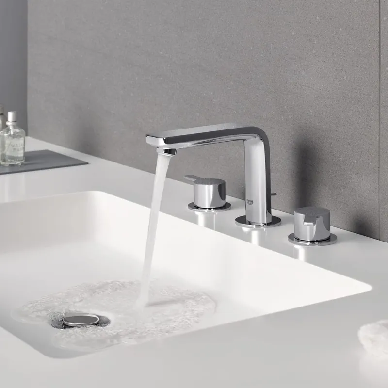 Grohe 20578GNA 8 Widespread 2-Handle M-Size Bathroom Faucet 1.2 GPM