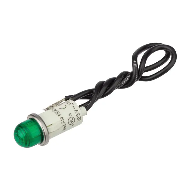 NSI 79911LW Indicator Light 105 to 125 VAC Domed Lens Replacement MPN