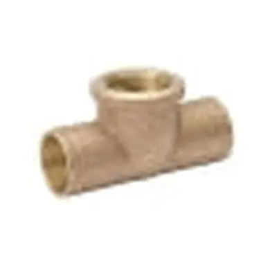 Mueller A01570NL Reducing Tee 1 x 1 x 1/2 in C x C x FNPT