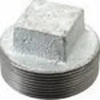 ANVIL 1.NP Cored Square Head Plug 1 in MNPT 125 lb
