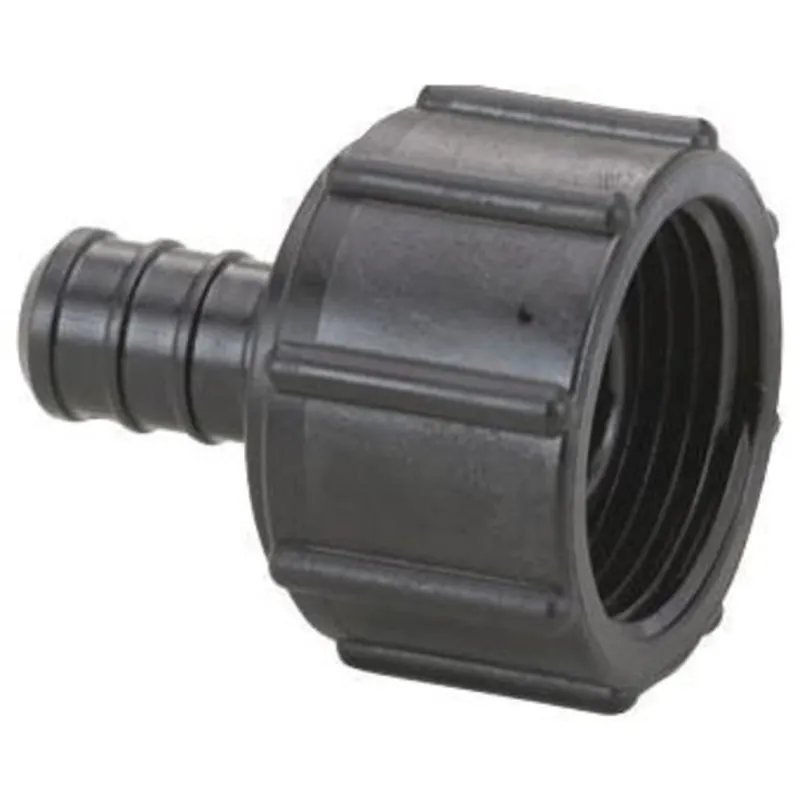 Viega 51123 PureFlow 1/2 in. Plastic PEX Crimp x 3/8 in. Manabloc Supply Adapter