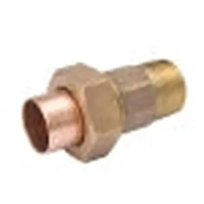 Mueller A11215NL 2 in Mueller Cast Brass Female Solder X Mnpt Union