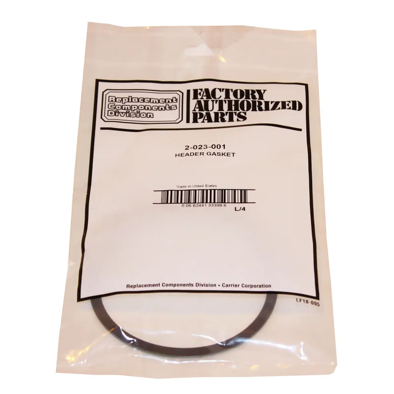 CARRIER 2-023-001 HEADER GASKET POWER SIZE REPLACEMENT MPN