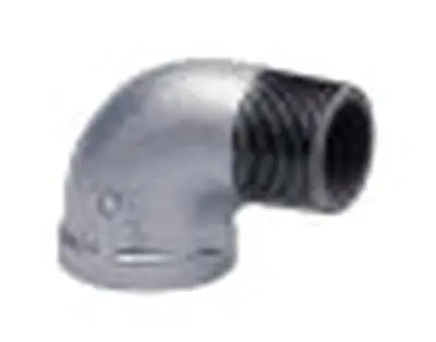 ANVIL 4.NMSL 4 in Galvanized 150# MNPT x FNPT St 90 Elbow Domestic