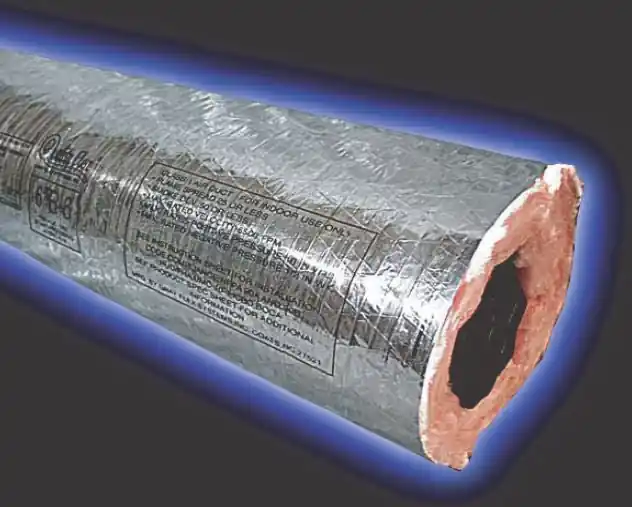 GRAY FLEX 05-4GF-8 R-8 Silver Bagged Insulated Flex