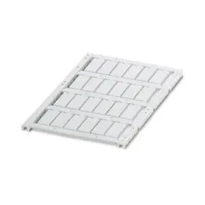 Phoenix Contact 0801471 Snap-in Markers Polycarbonate White 9 L x 20 mm W 24 Labels