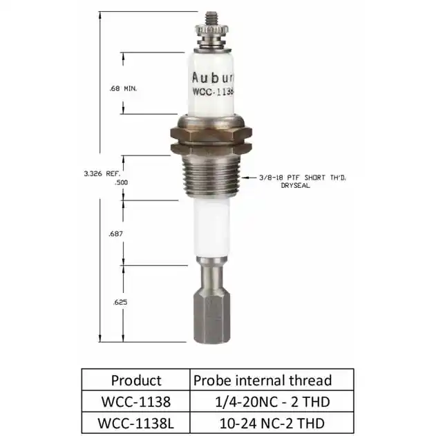 Auburn CS13096 WCC-1138 Liquid Level Electrode