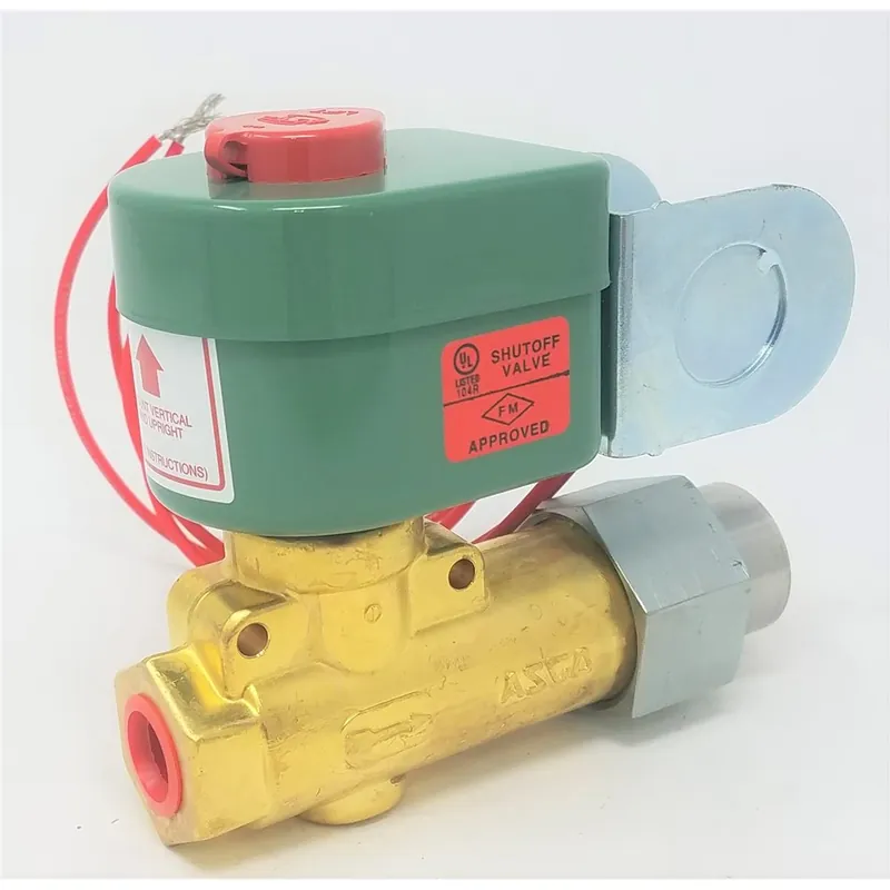 ASCO JB8266D001L120/60110/50 3/8in 120v Oil Valve 400# Max .34 Cv