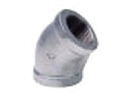 ANVIL 1XB.B300C 3/4 in Galvanized 300# Threaded 45 Elbow Domestic