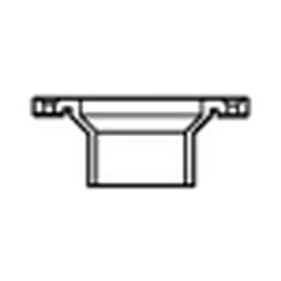 LASCO P801-422 DWV Closet Flange 4 x 3 in Pipe