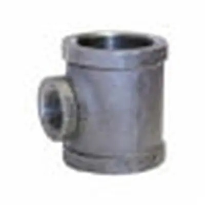 Anvil 1DX2.BMT 1-1/2 x 1-1/2 x 2 Black Malleable 150 lb FNPT Reducing Tee Domestic