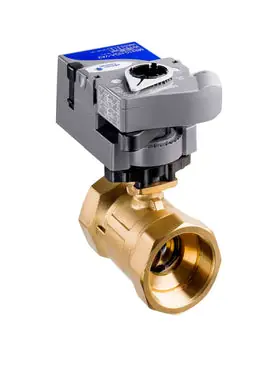 Johnson Controls VG1845BG+910HGC Ball Valve 3/4 NPT 3W 4.7 Cv 24V NSRw/AUX