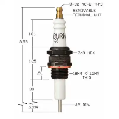 Auburn CS12952 I-28 Auburn Flame Rod