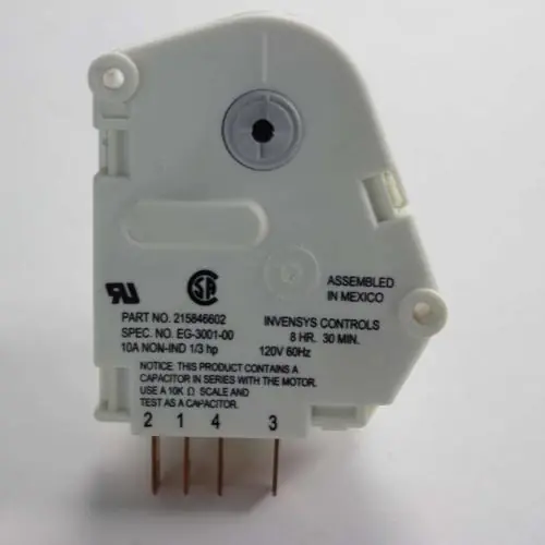 Electrolux 215846602 TIMER-DEFROST 60 HZ 120 V 8 HO