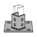 ANVIL 78101152692 AS3033 Post Base 6 in Height