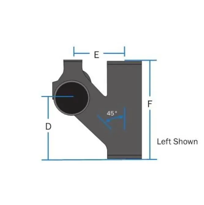 AB&A 08100 Nh 3 X 2 Right Hand