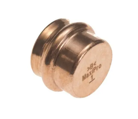 Conex CB-MPA5301-0030001 3/8 In Stop End Cap Copper Refrigeration Press Fitting