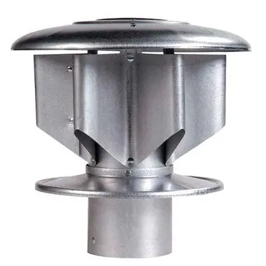 FIELD CONTROLS 46258810 10 Inch Star Kap Roof Vent Cap