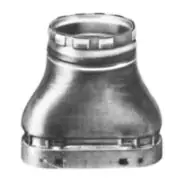 HART & COOLEY 54835 4 B-Vent Oval To Round Adapter