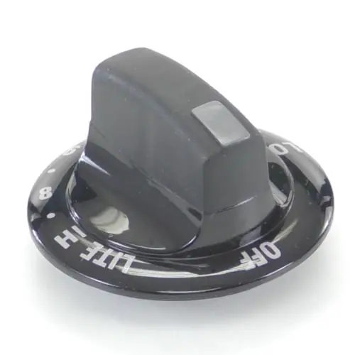 Electrolux 318271812 Knob Top Valve Black