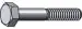 PORTER PIPE CH2-3764-Z 3/8X4 HEX HD CAP SCREW - ZINC - 16TPI