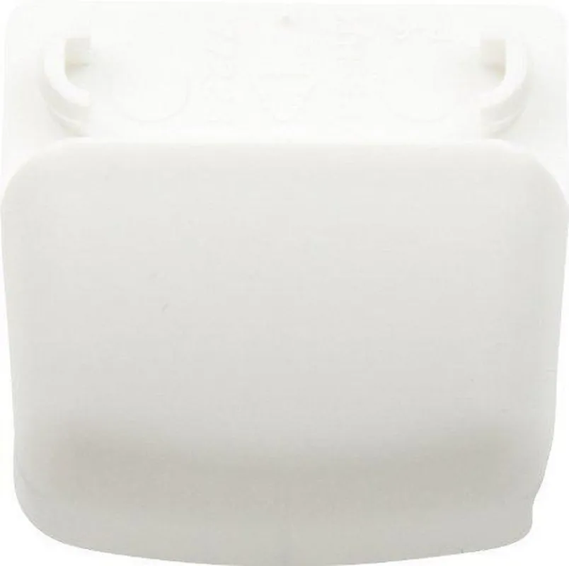 Whirlpool WP61002112 Refrigerator Shelf Retainer Bar End Cap in White