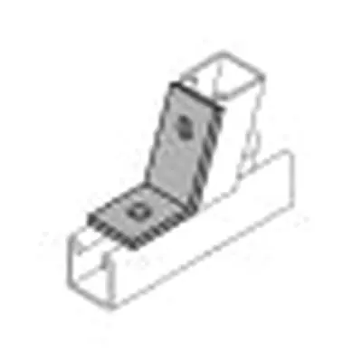 Anvil 78101151352 AS 633 Open Angle Connector 45 deg (2-1/8 in L x 1-5/8 in W)